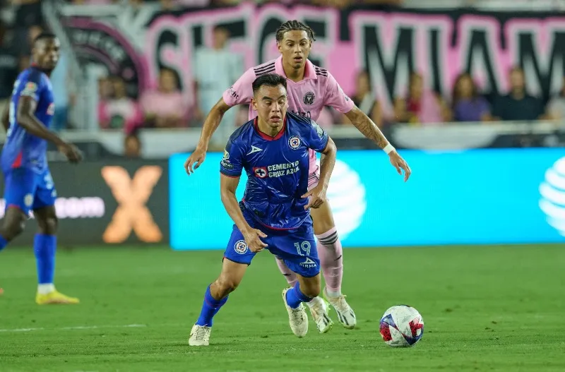 Cruz Azul enfrentando al Inter Miami