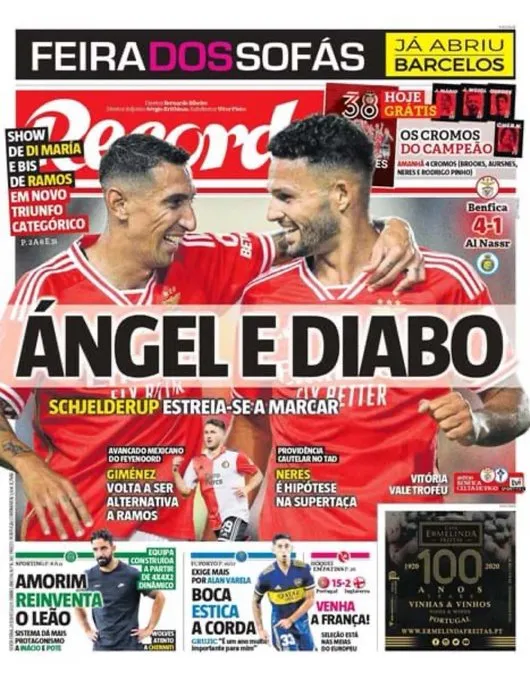 Portada de Record Portugal