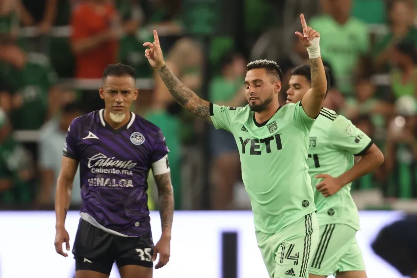 Diego Fagúndez en el juego vs Mazatlán