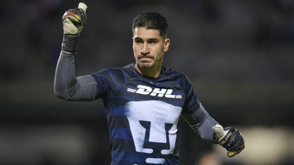 MEXSPORT El arquero durante un calentamiento con los auriazules