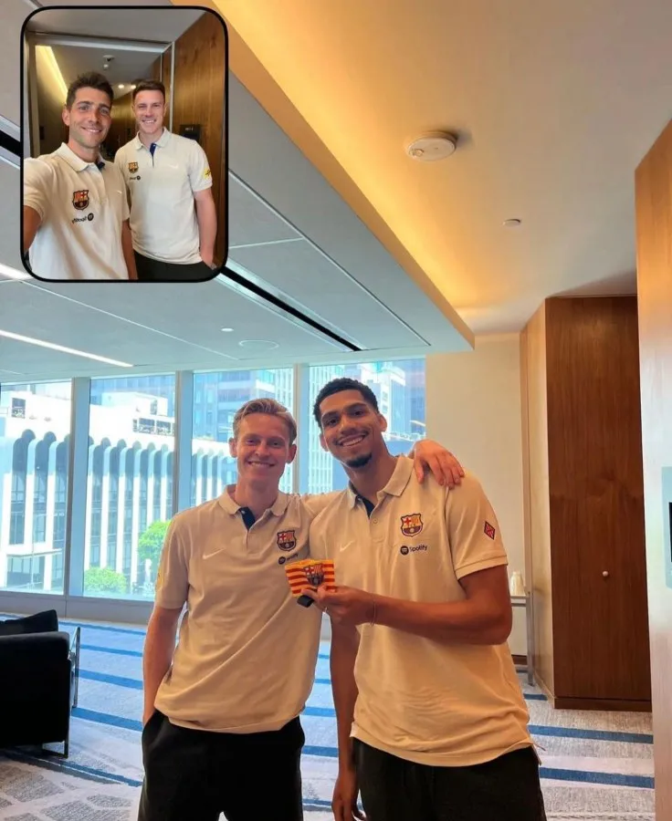 Los cuatro capitanes del Barcelona