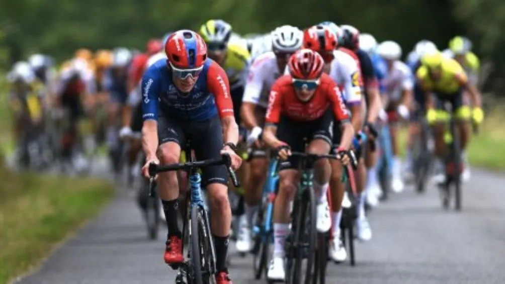 Parte del recorrido de los ciclistas