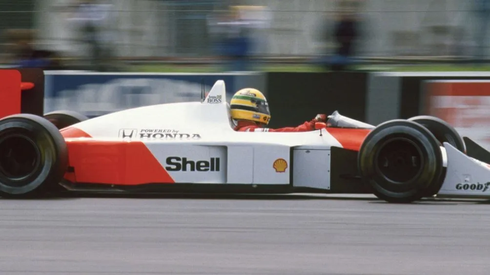 El McLaren que usaron Senna y Proist