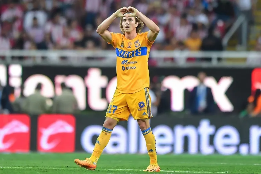 MEXSPORT Sebastián Córdova en un partido de Tigres