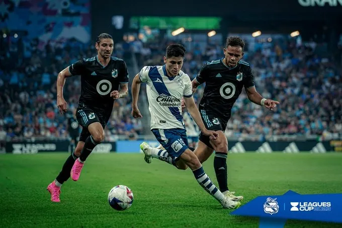 Puebla enfrentando al Minnesota United
