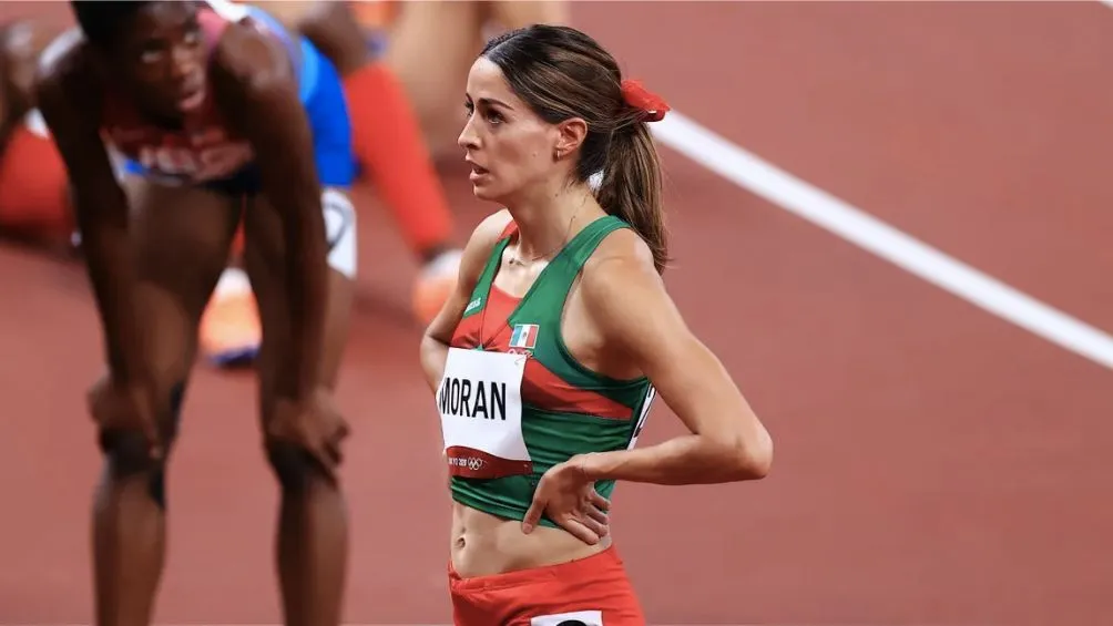 La atleta durante los Juegos Olímpicos de Tokyo