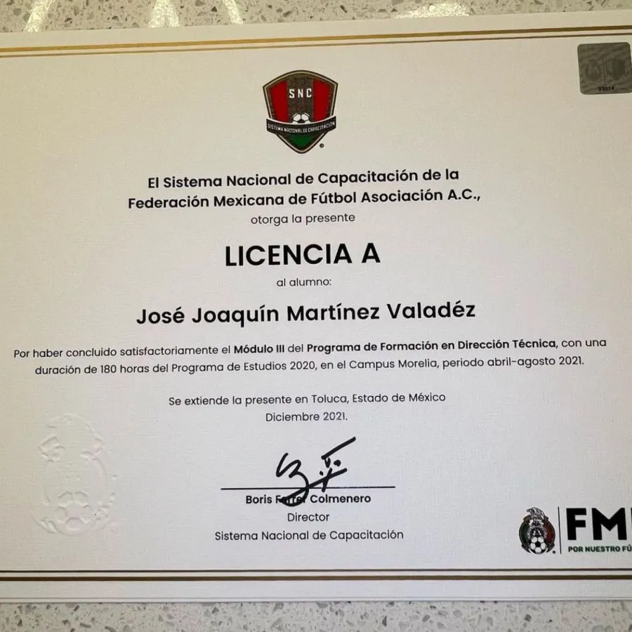 Licencia A de Shaggy Martínez