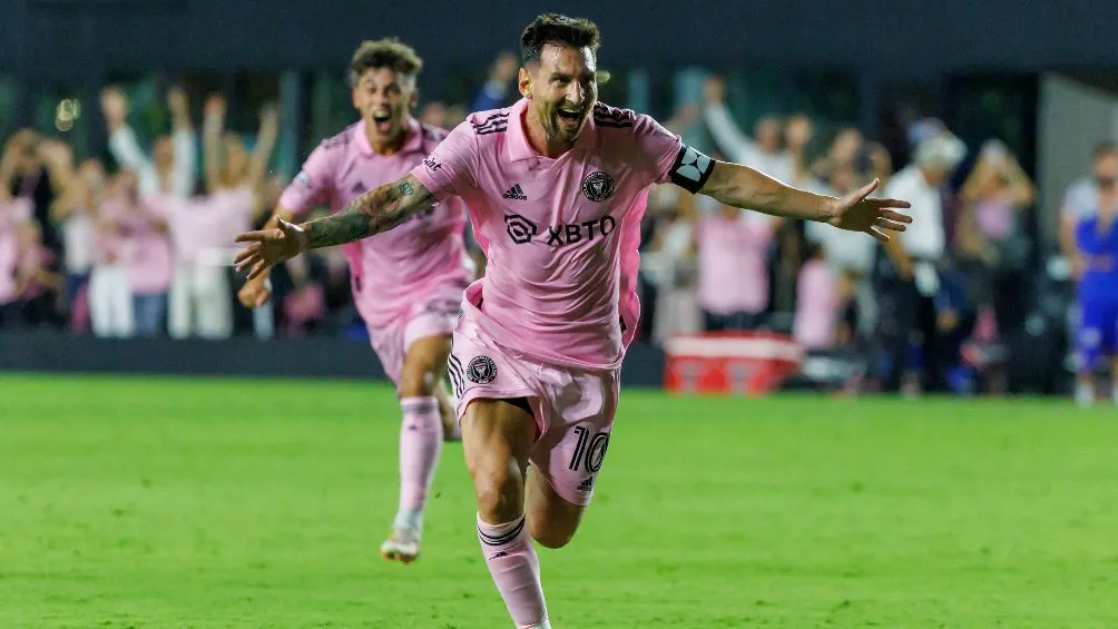 Messi lleva tres goles con el Inter Miami