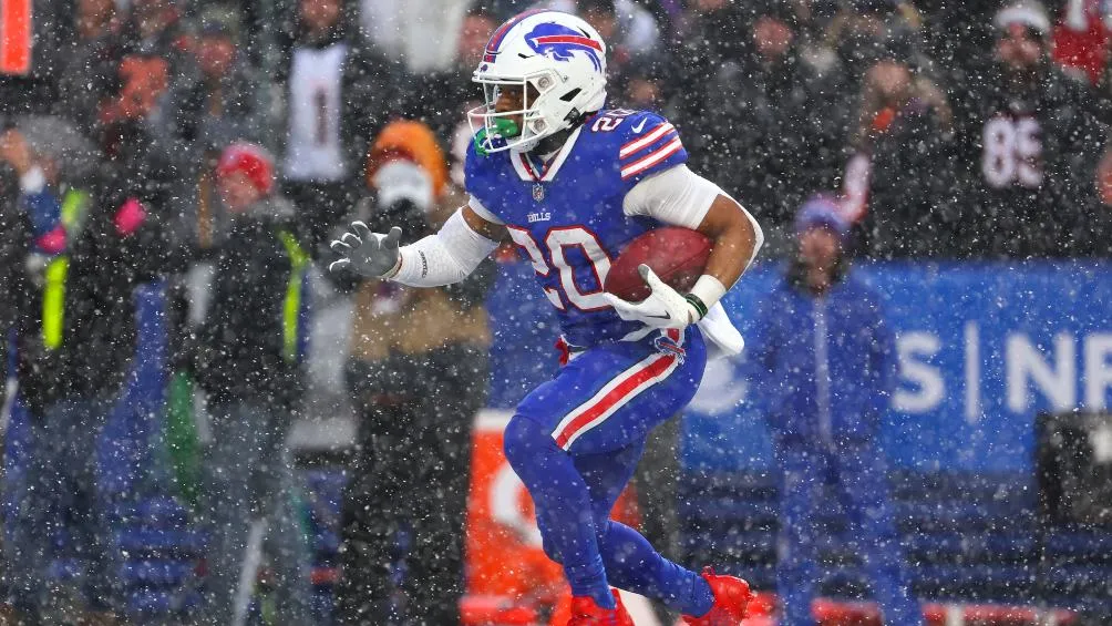 Nyheim era parte importante del tándem de corredores en Buffalo