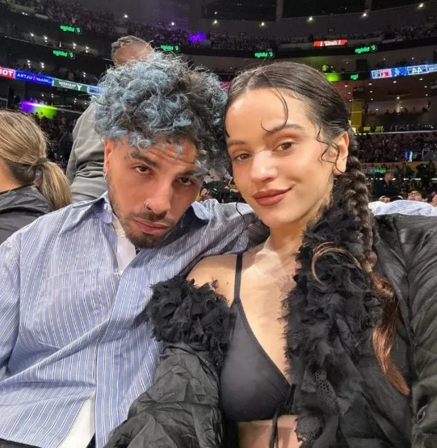 Rosalía junto a Rauw Alejandro