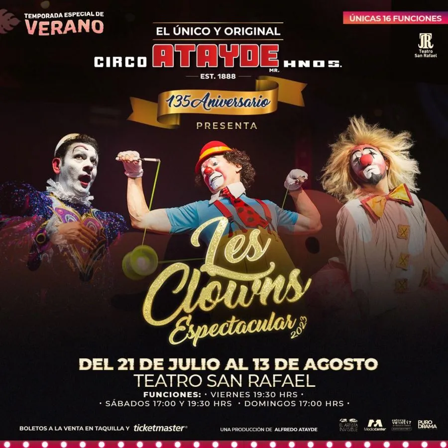 El circo vuelve renovado este verano 2023.