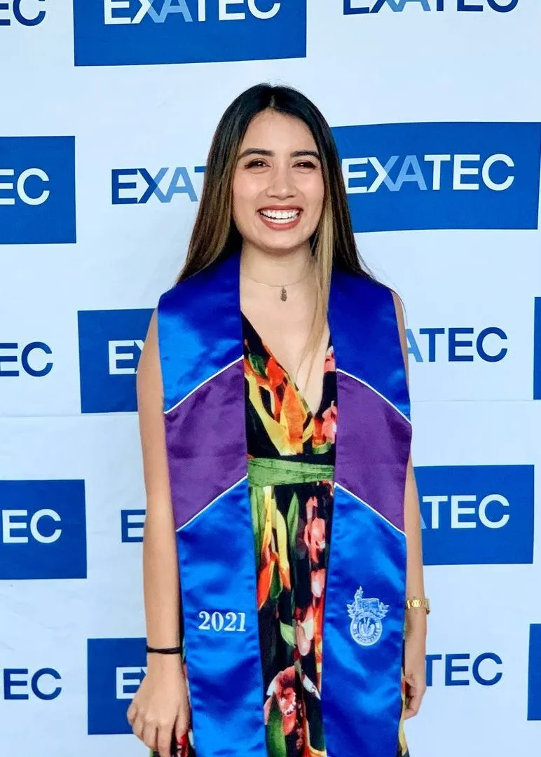 María Fernanda concluyó la universidad en 2021.