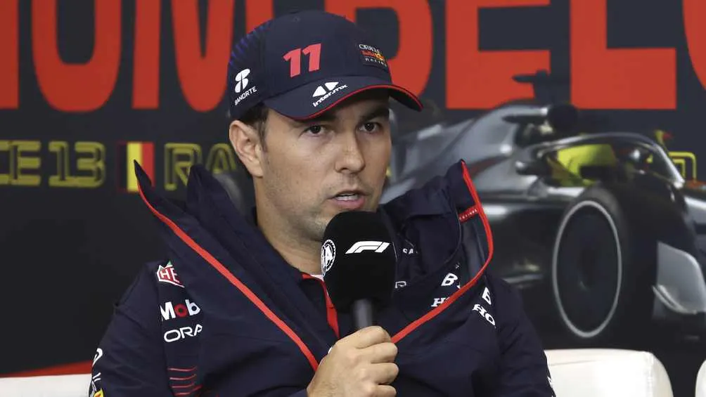 Checo habló de la presión