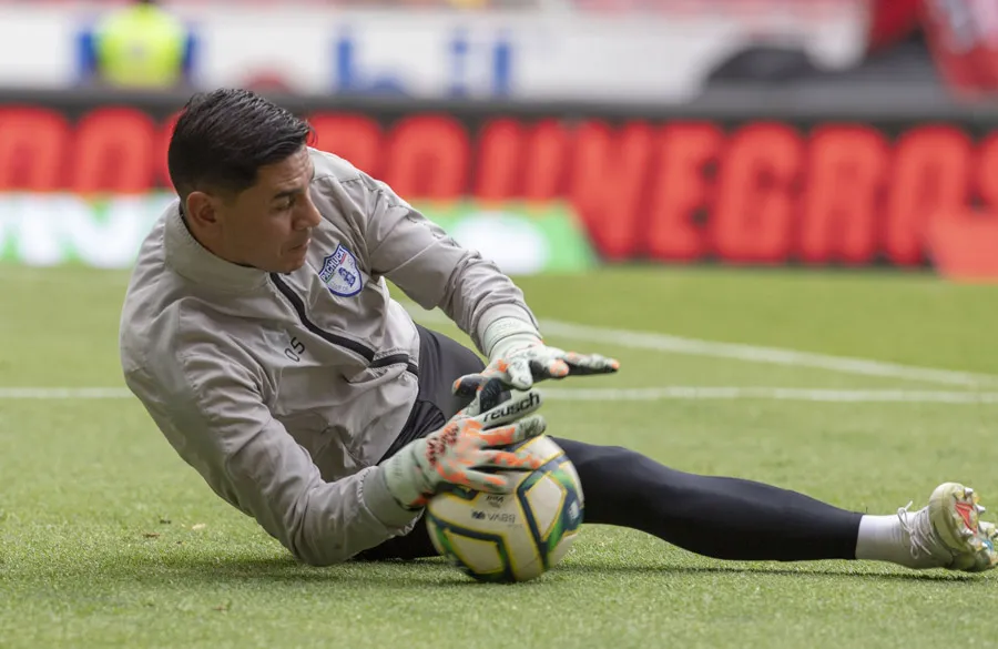 El arquero en calentamiento