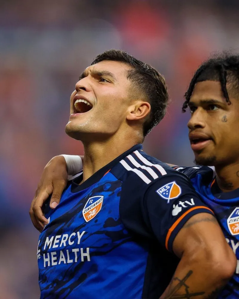 Brandon Vázquez jugando para el FC Cincinnati
