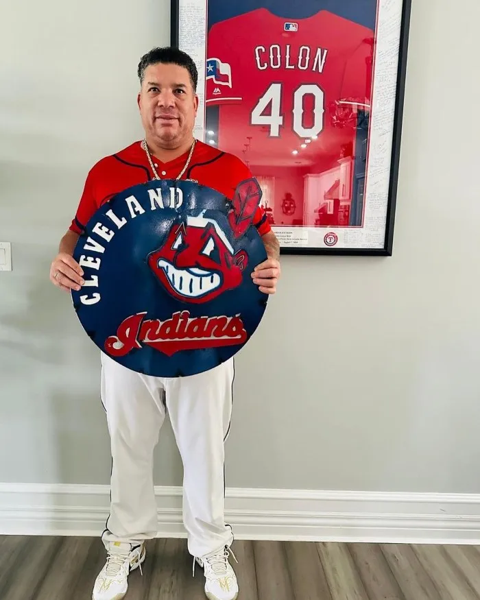 INSTAGRAM @bcolon40 Bartolo Colón jugó para los Cleveland Indians