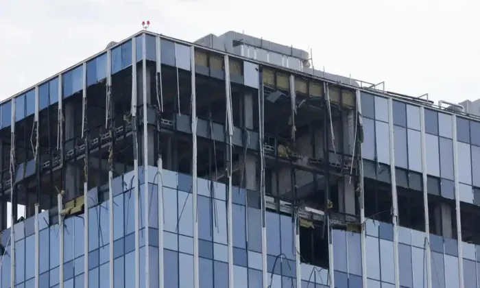 Twitter @friedmanntomas Ataque con drones en Moscú