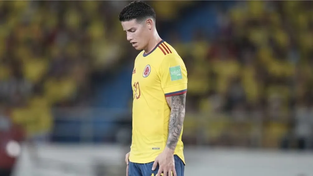 James con la selección colombiana