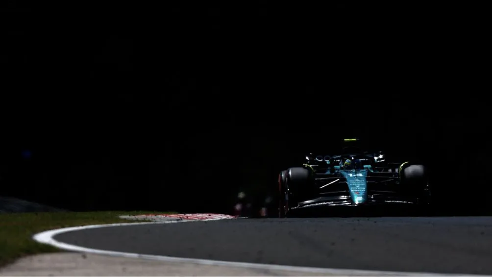 Fernando Alonso durante el fin de semana en Spa