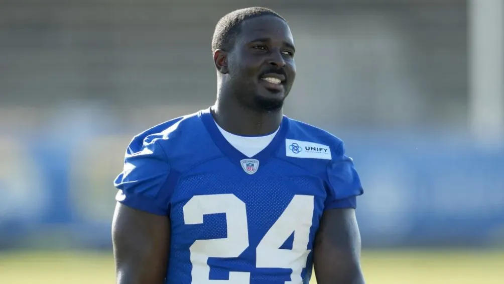 Sony durante un entrenamiento