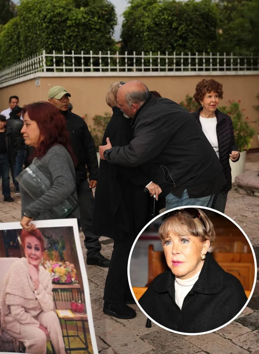 La periodista Lolita Ayala reapareció públicamente en la misa en honor a su amiga.