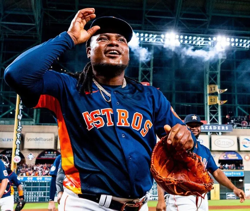 Valdez en el juego ante Cleveland