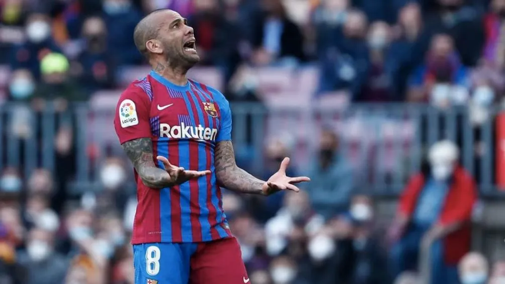 Dani Alves en su segunda etapa en Barcelona