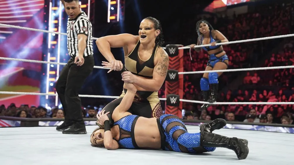 Baszler durante una lucha en WWE