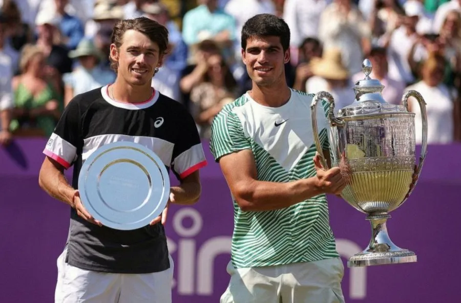Alex de Minaur y Carlos Alcaráz