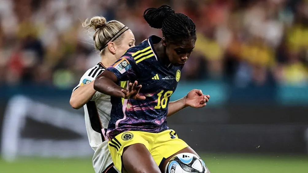 Imágenes del duelo entre Colombia y Alemania