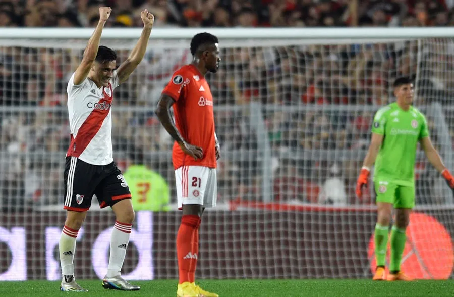 Solari tras anotar ante Inter