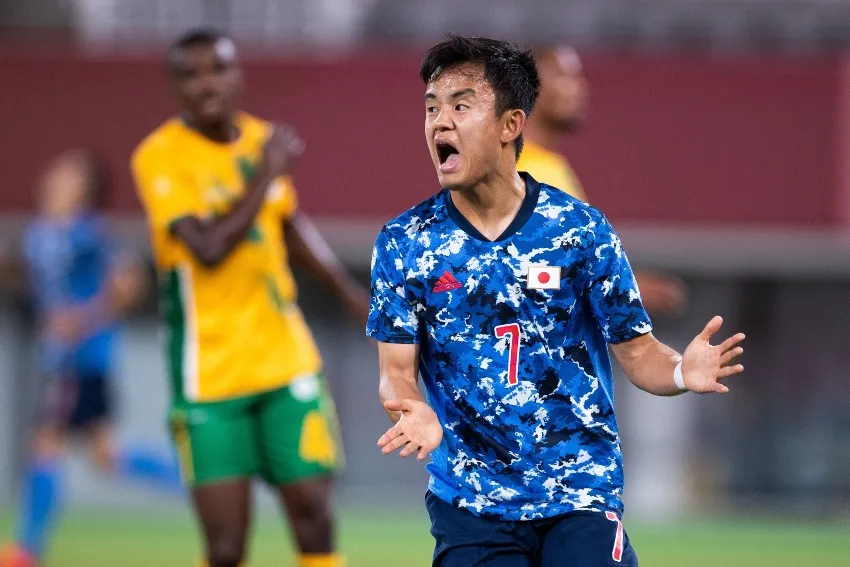 Take Kubo en Qatar 2022 con Japón