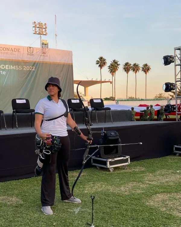 Alejandra Valencia en la inauguración de los Juegos Nacionales