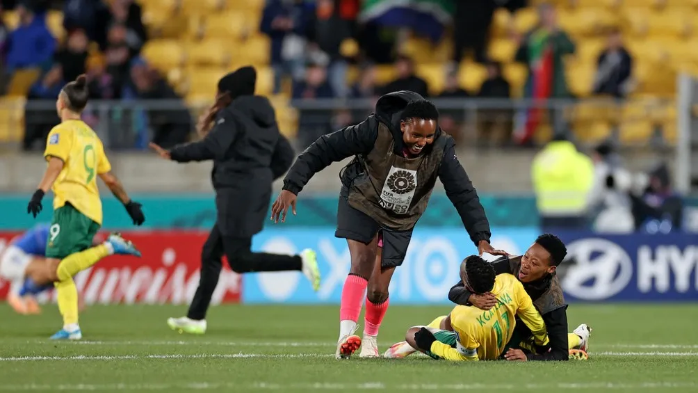 Sudáfrica celebra la victoria