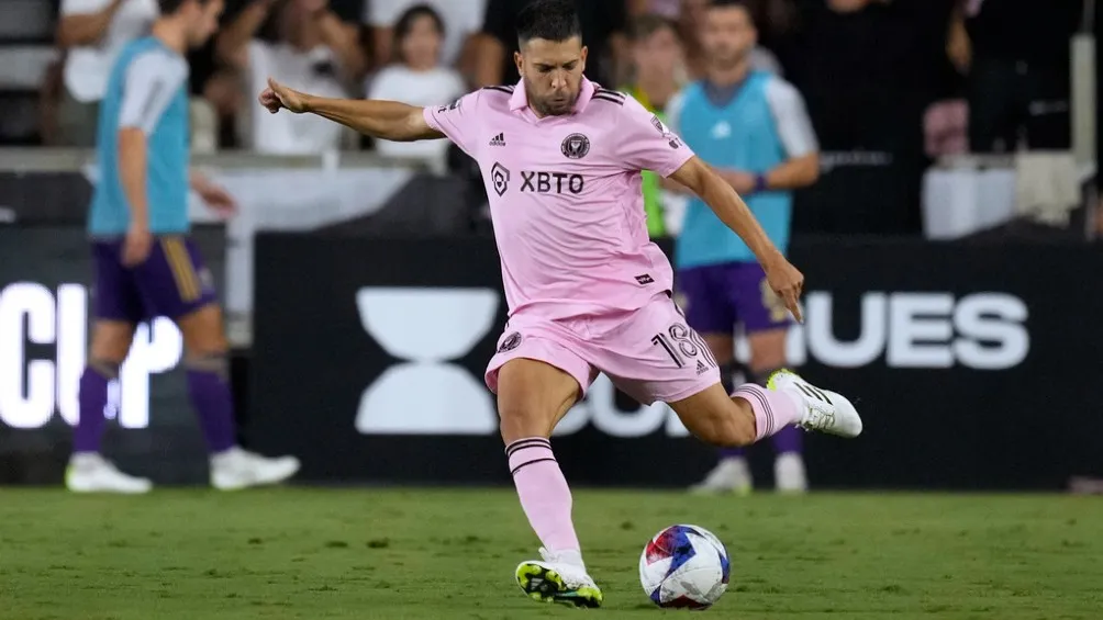 Jordi Alba ya debutó con el Inter de Miami