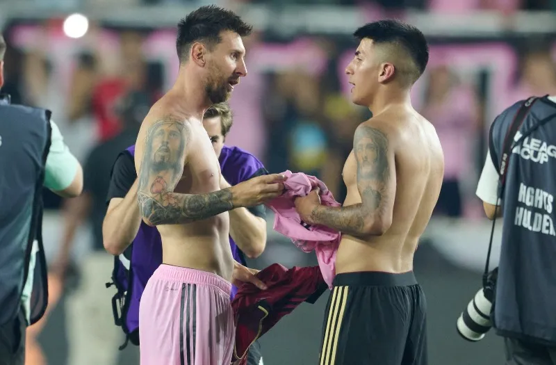 Messi tras el juego con el Inter Miami