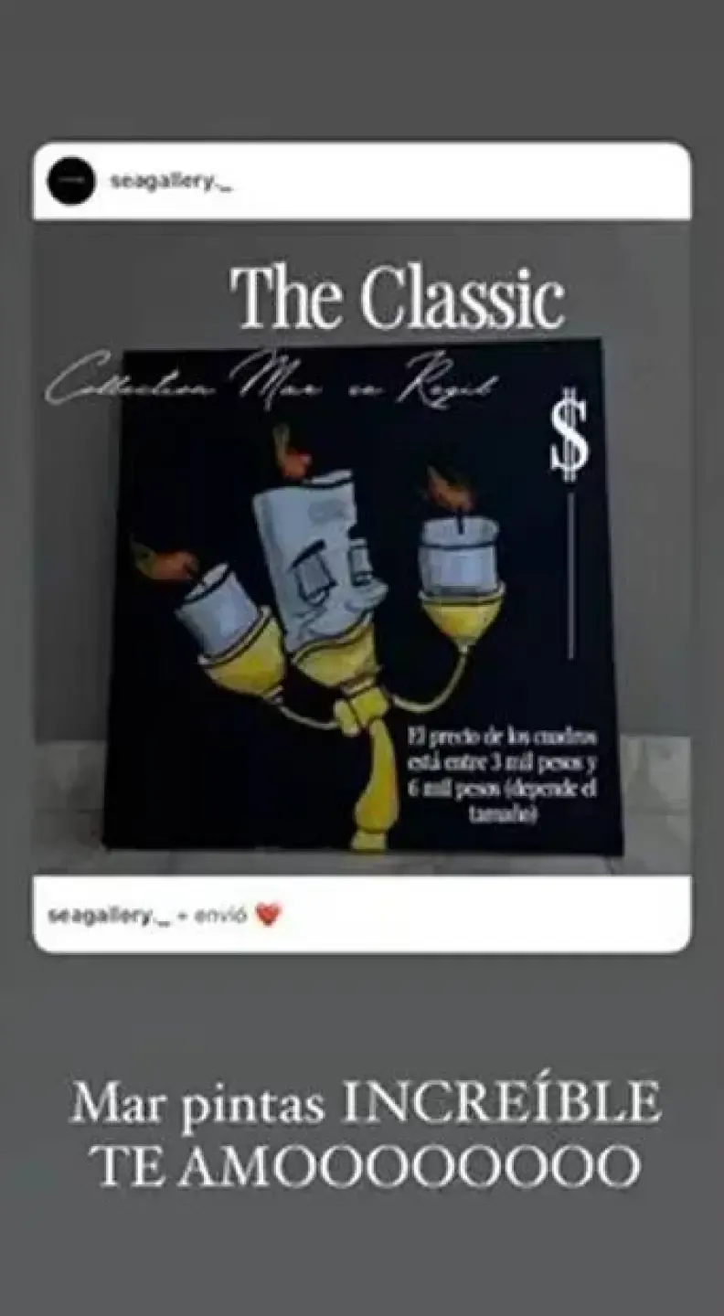 INSTAGRAM: @barbaraderegil Bárbara y su mensaje de apoyo a su hija.