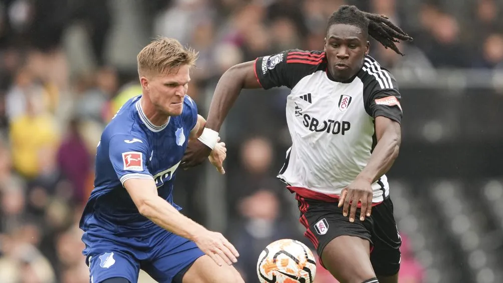 Fulham durante el encuentro ante el Hoffeniheim