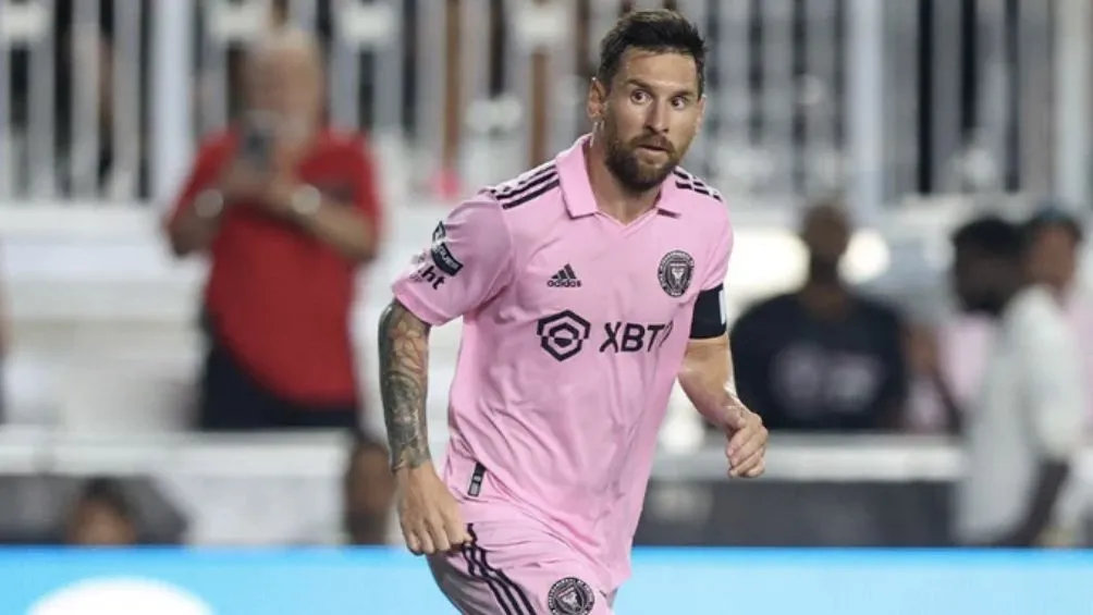 Messi durante el partido ante el Orlando