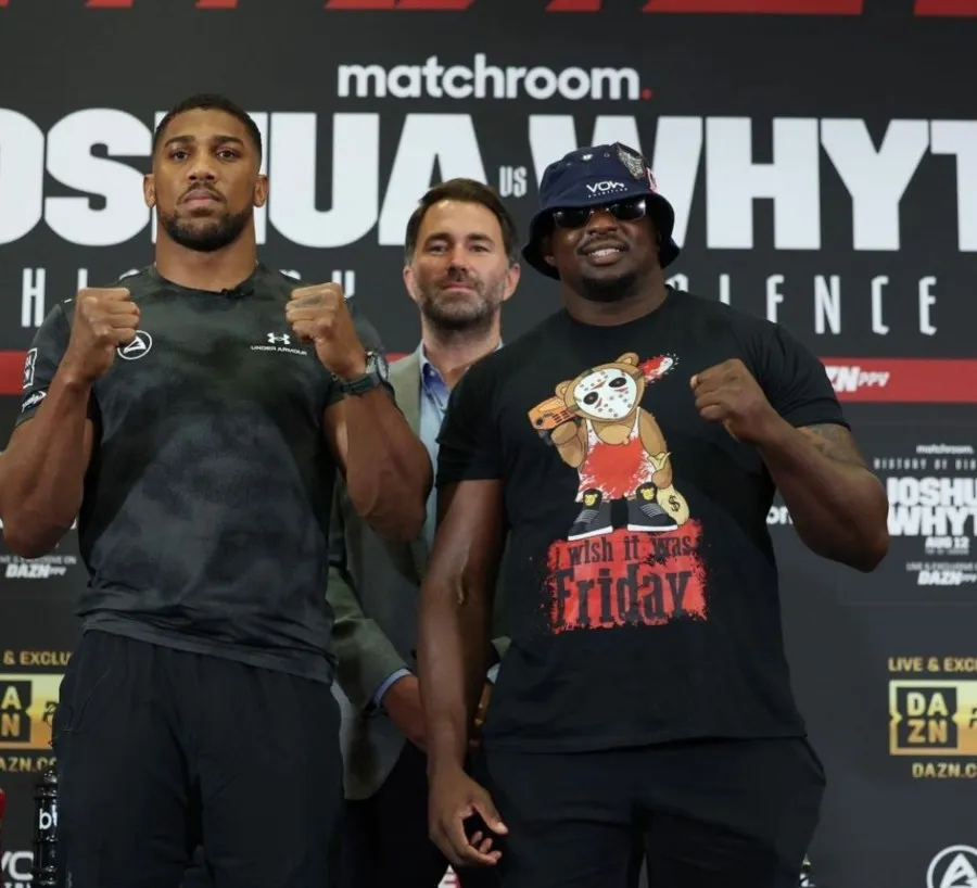 Anthony Joshue vs Dillian Whyte ha sido cancelada