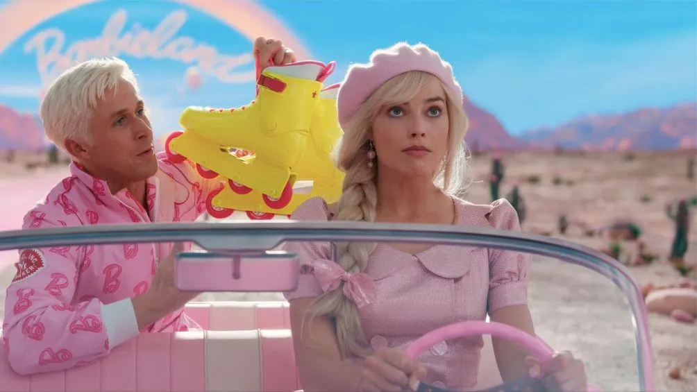 Robbie y Gosling en Barbie