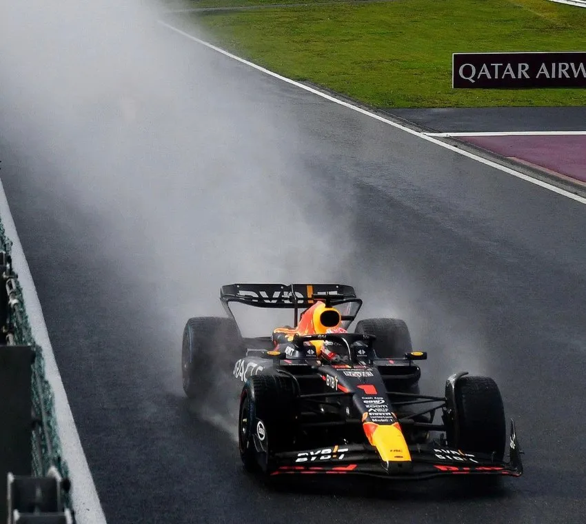 El monoplaza en la carrera