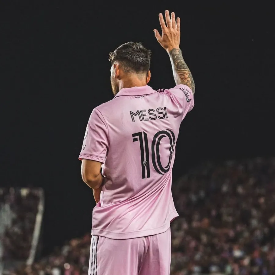 INSTAGRAM: @intermiamicf Leo Messi en su llegada al Inter Miami