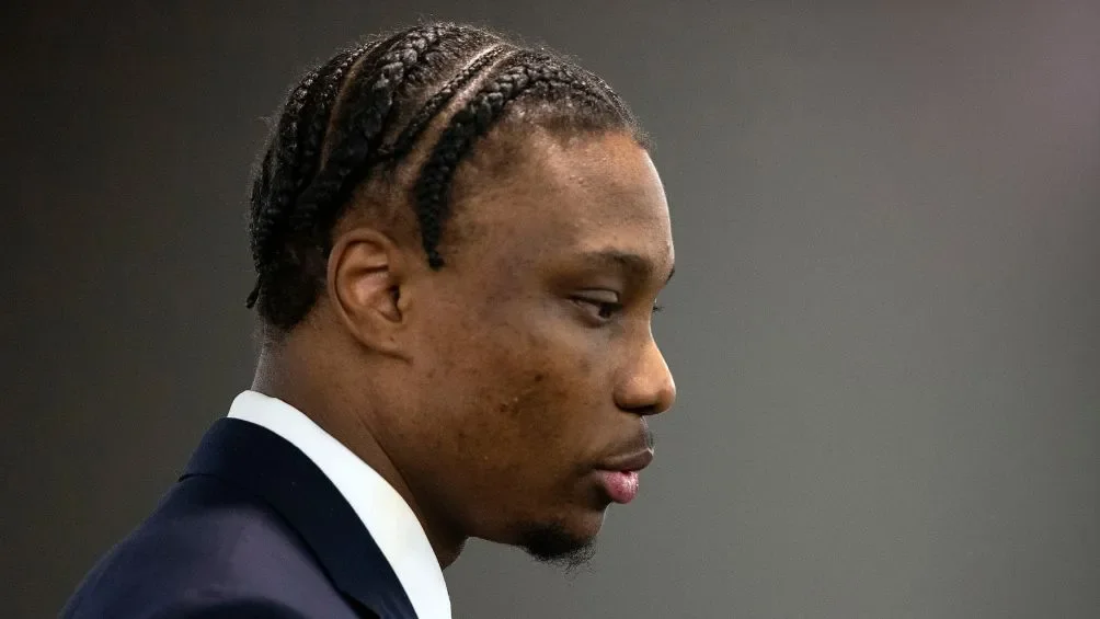 Henry Ruggs durante su juicio en 2023