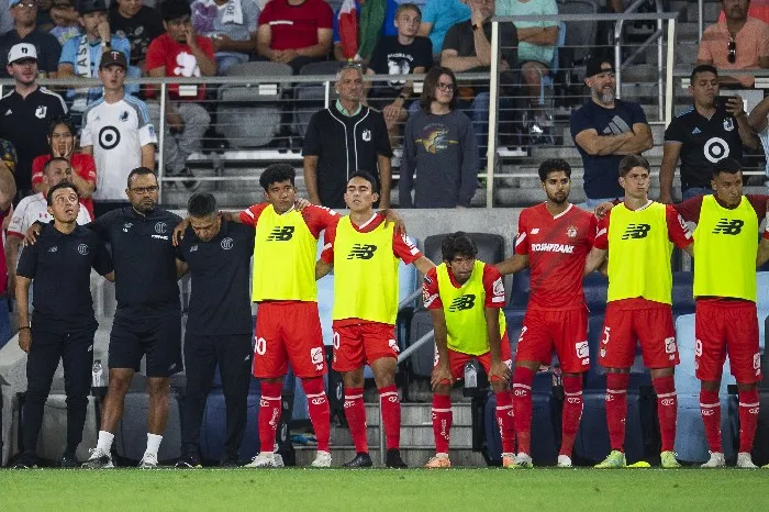 Toluca tras el juego contra el Minnesota United