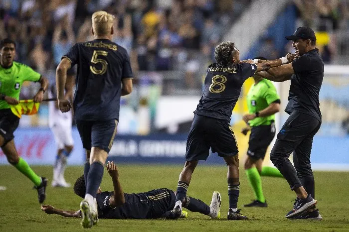 Pleito entre el Querétaro contra el Philadelphia Union