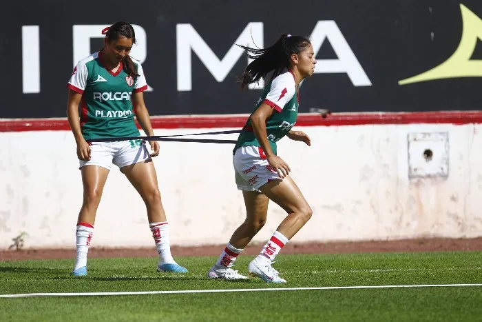 Entrenamiento del Necaxa Femenil