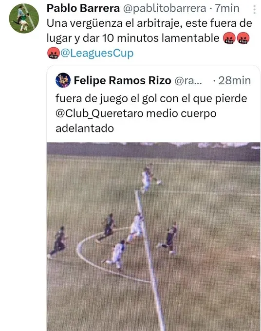 MEXSPORT Pablo Barrera borró su publicación