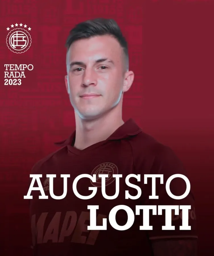 Augusto Lotti, nuevo refuerzo de Lanús