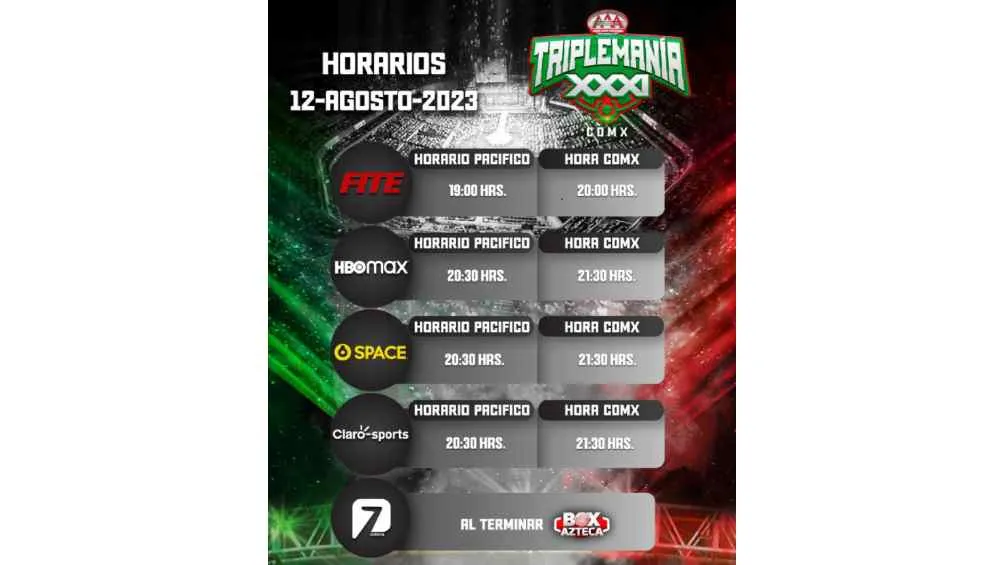 El evento será transmitido en distintas plataformas